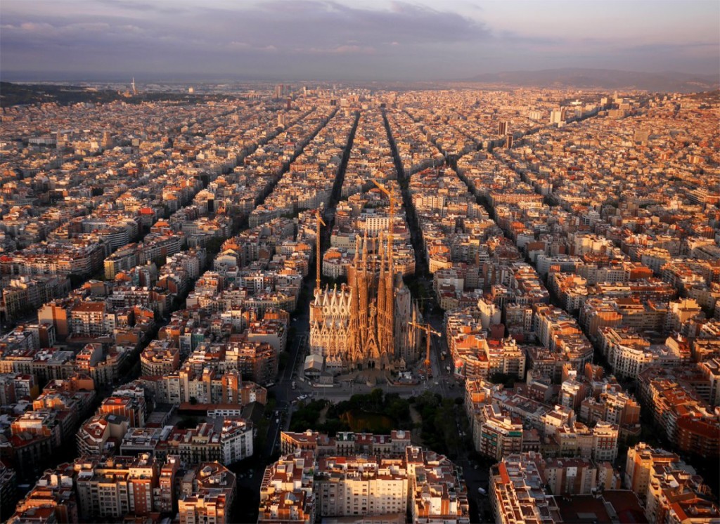 Drone Photo of Barcelona, Spain