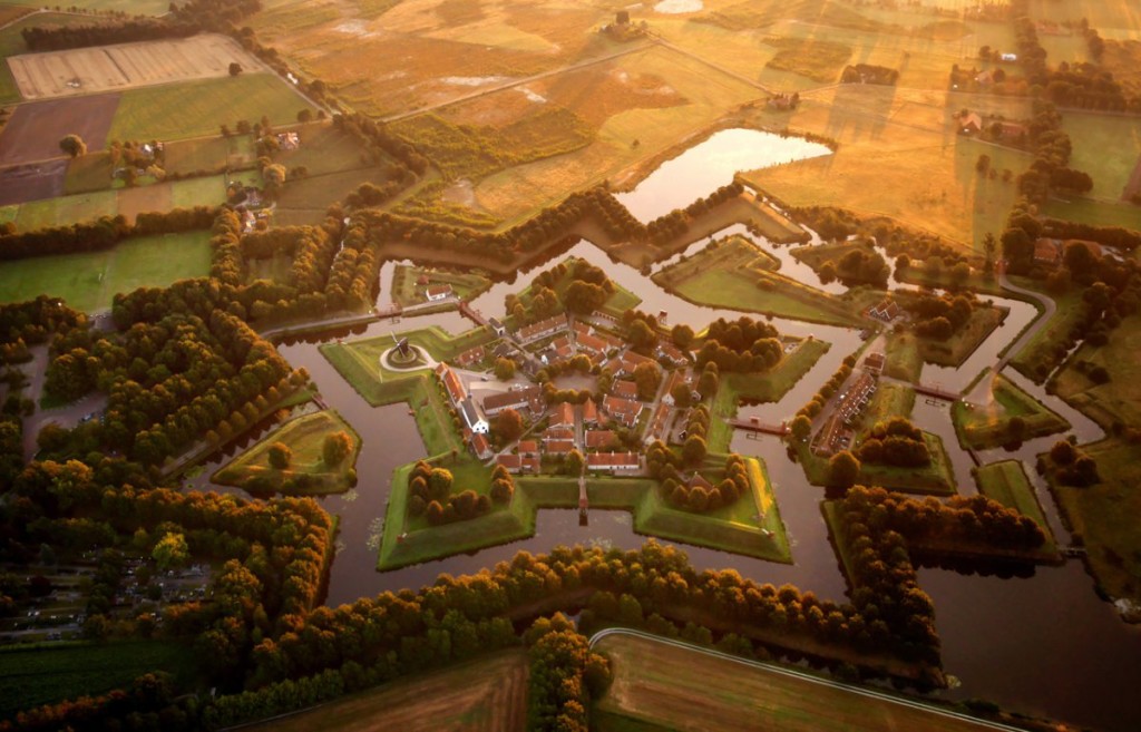 Drone Image of Bourtange, Netherlands