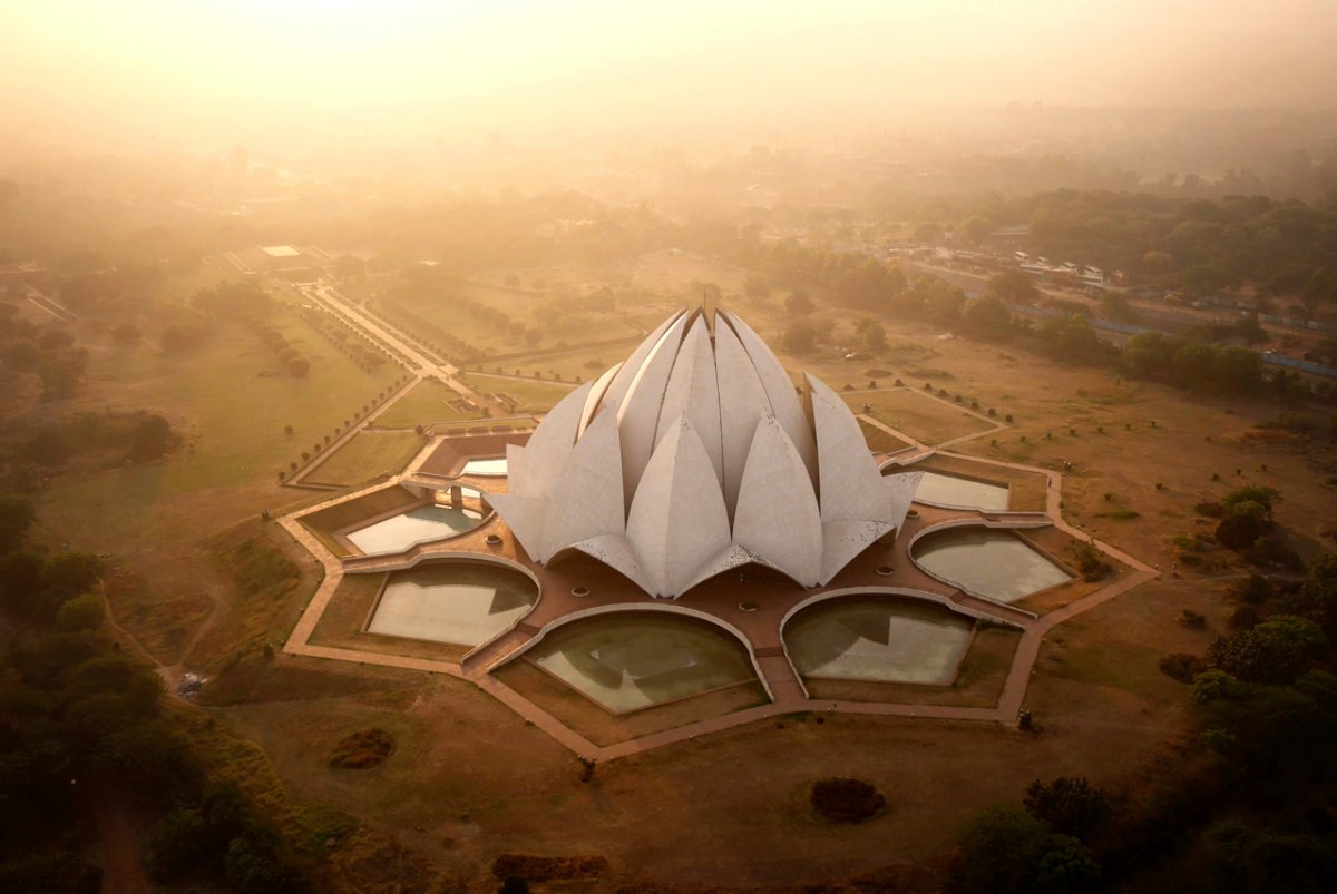 Drone Image of New Delhi, India